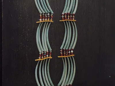 Dentalium Shell Breast Plate